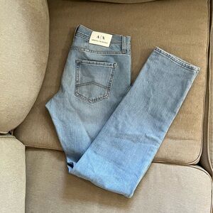Armani Exchange jeans light blue men slim size 29